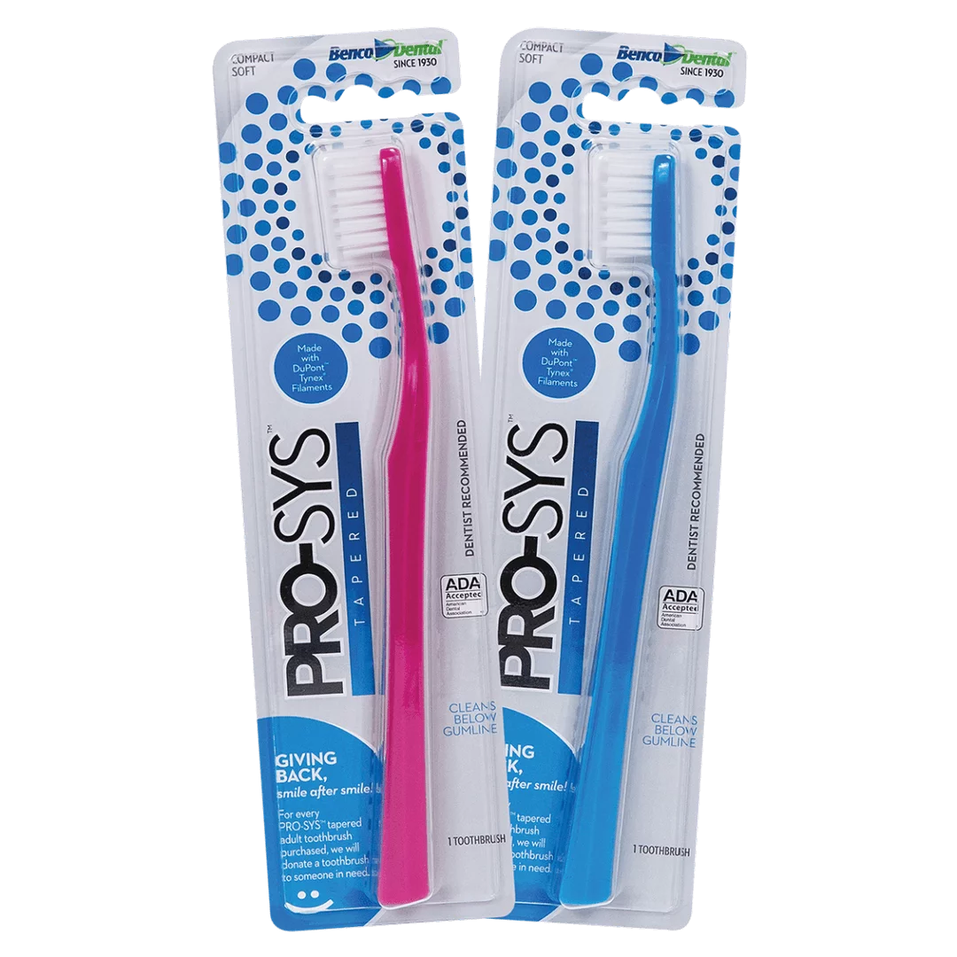 Adult Soft Tapered Toothbrush, Dentist PROSYS