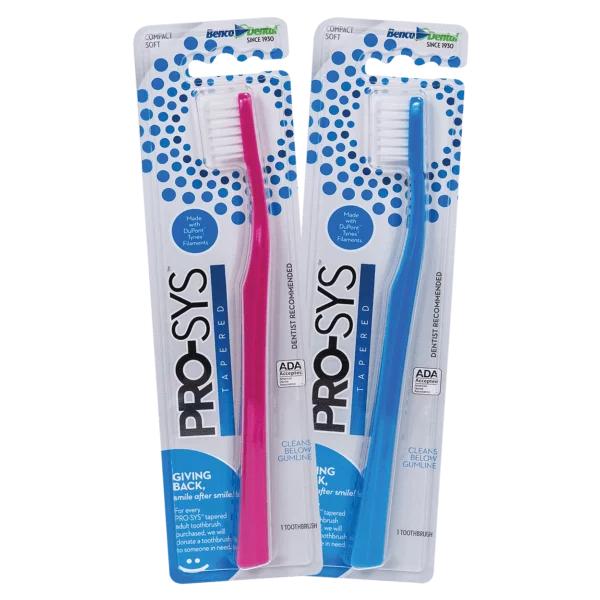 Extra-Soft Tapered Toothbrush for Adults