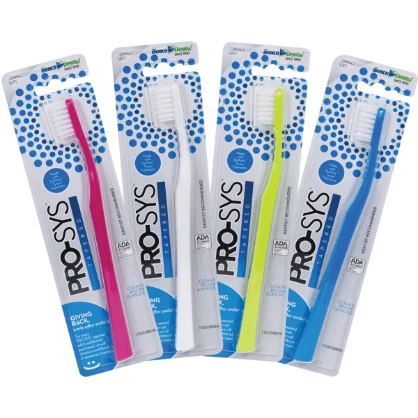 Extra-Soft Tapered Toothbrush for Adults