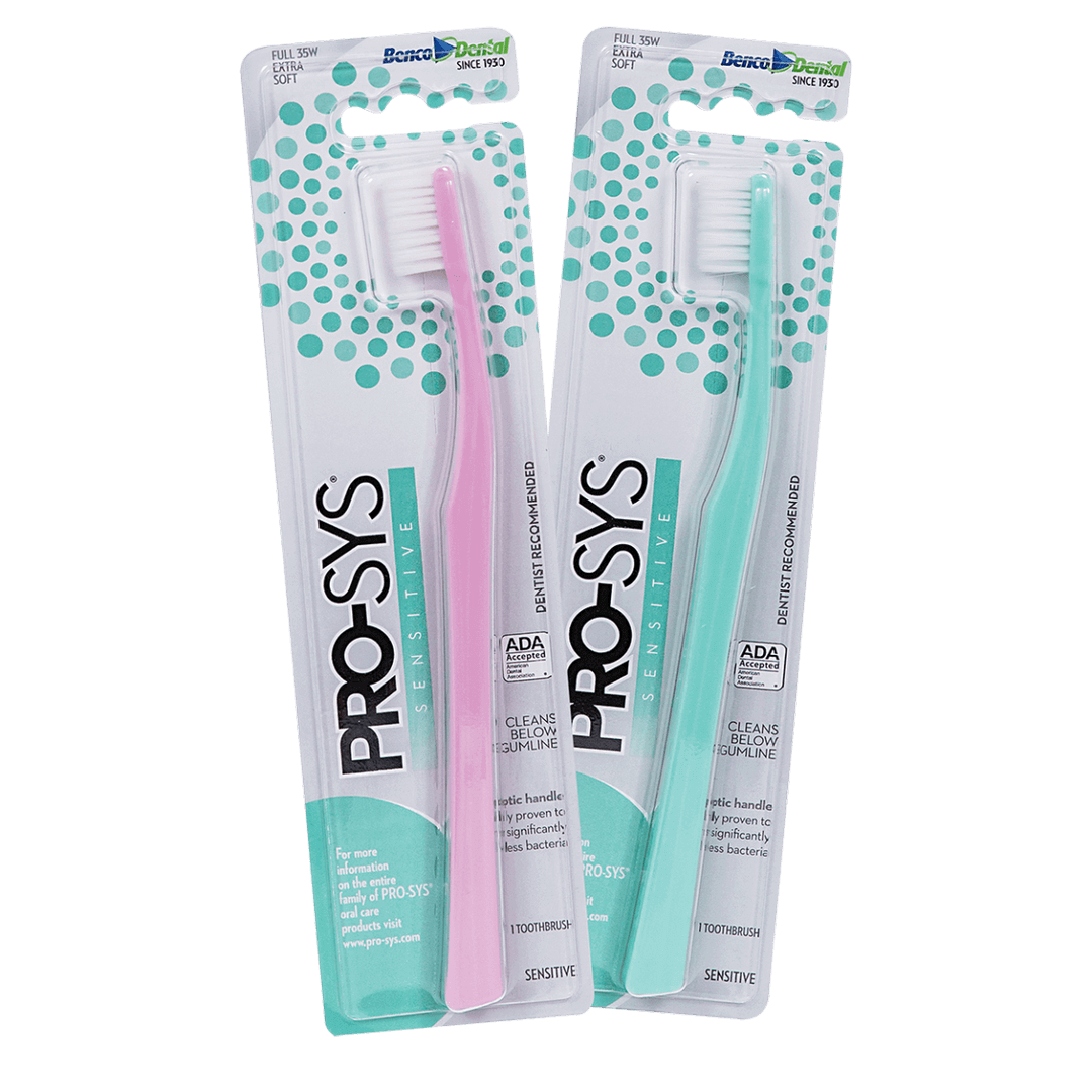 Extra Soft Toothbrush for Sensitive Teeth & Gums PROSYS