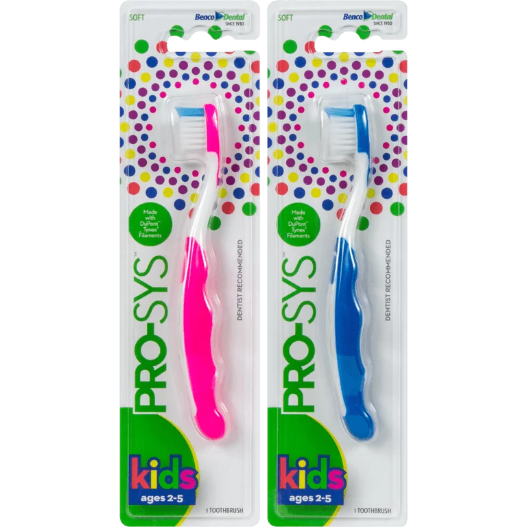 Toothbrushes for Toddlers & Young Kids (Ages 25) PROSYS