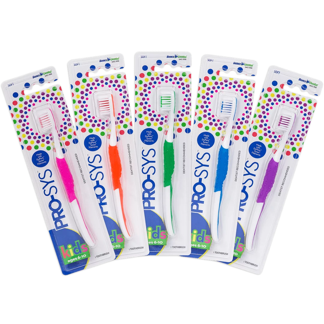 Kids Toothbrushes (Ages 610), BPAFree PROSYS