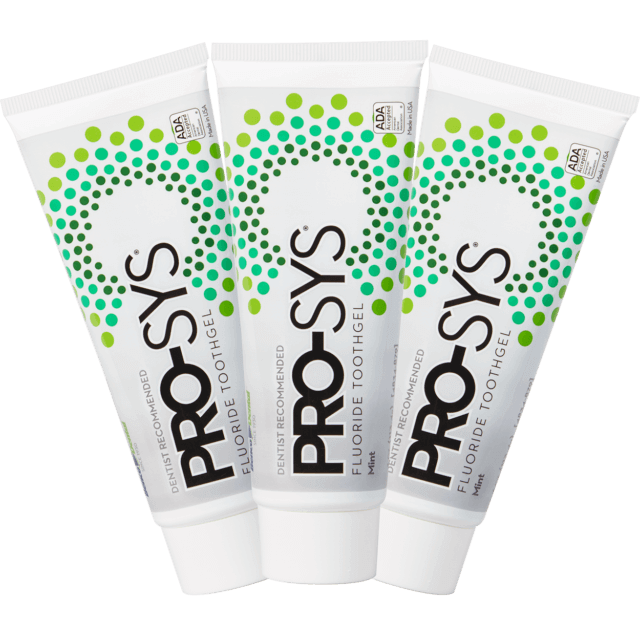MintFlavored Fluoride Gel Toothpaste (3 Pack) PROSYS
