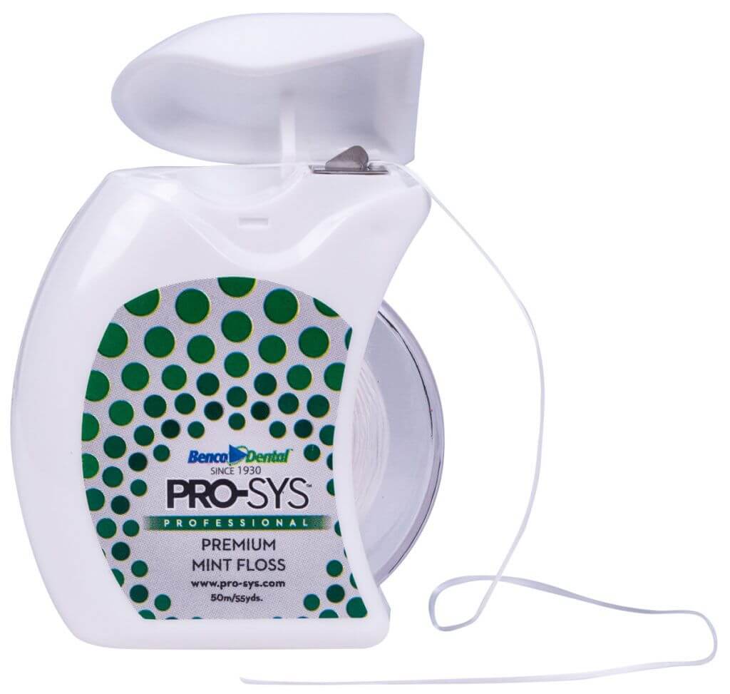 Premium Mint Dental Floss, ShredResistant (2 Pack) PROSYS
