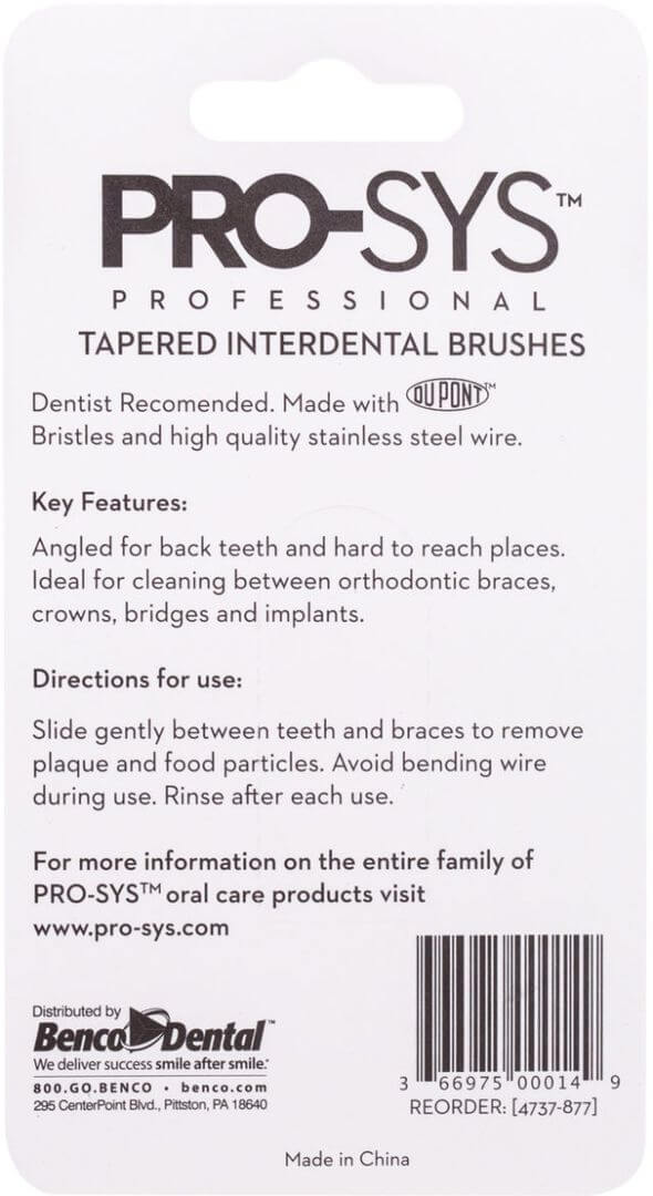 Interdental Brushes for Wide and Angled Spaces PROSYS