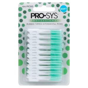 Rubber Tipped Latex-Free Interdental Picks