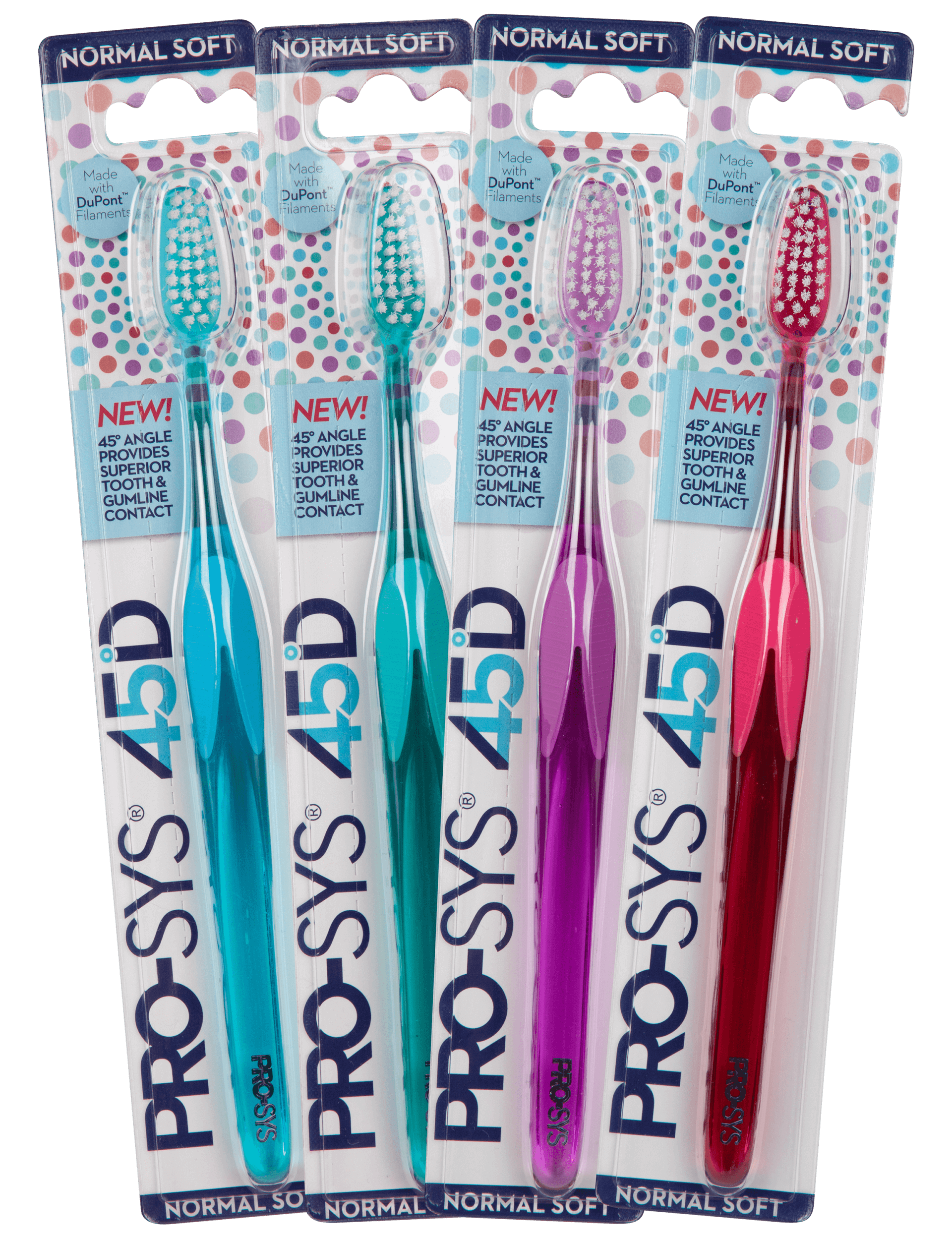 45D Soft Toothbrushes ProSys