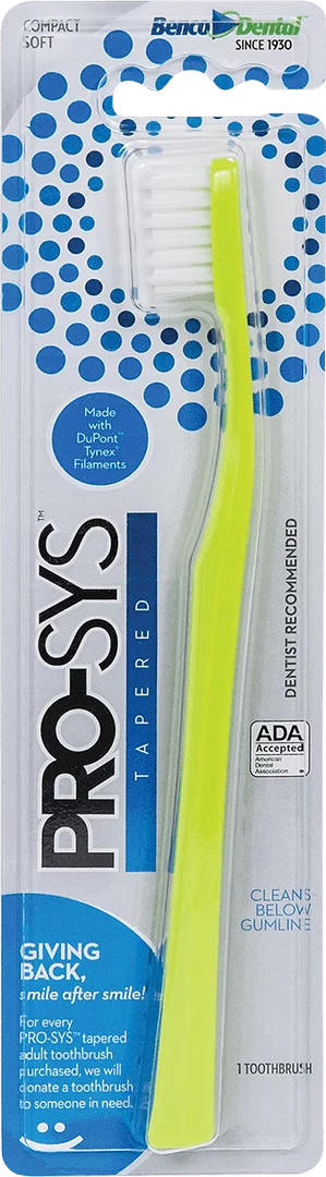 Extra-Soft Tapered Toothbrush for Adults