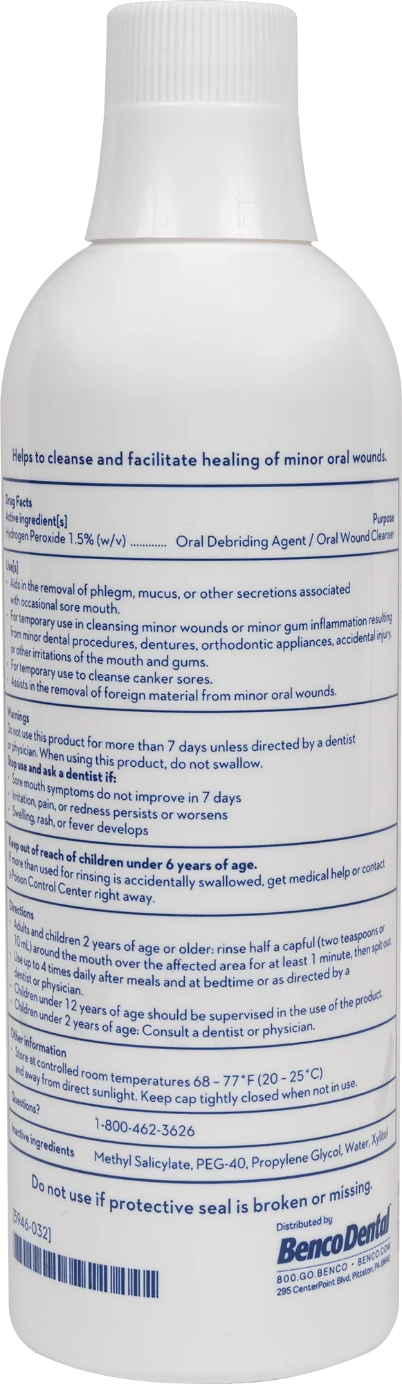 Oral Wound Cleansing Rinse